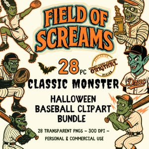Monster Mash Retro Halloween PNG Sublimation Bundle-Vintage Baseball png Clipart-bride frankenstein dracula mummy png-DTF DIY tee-shirt