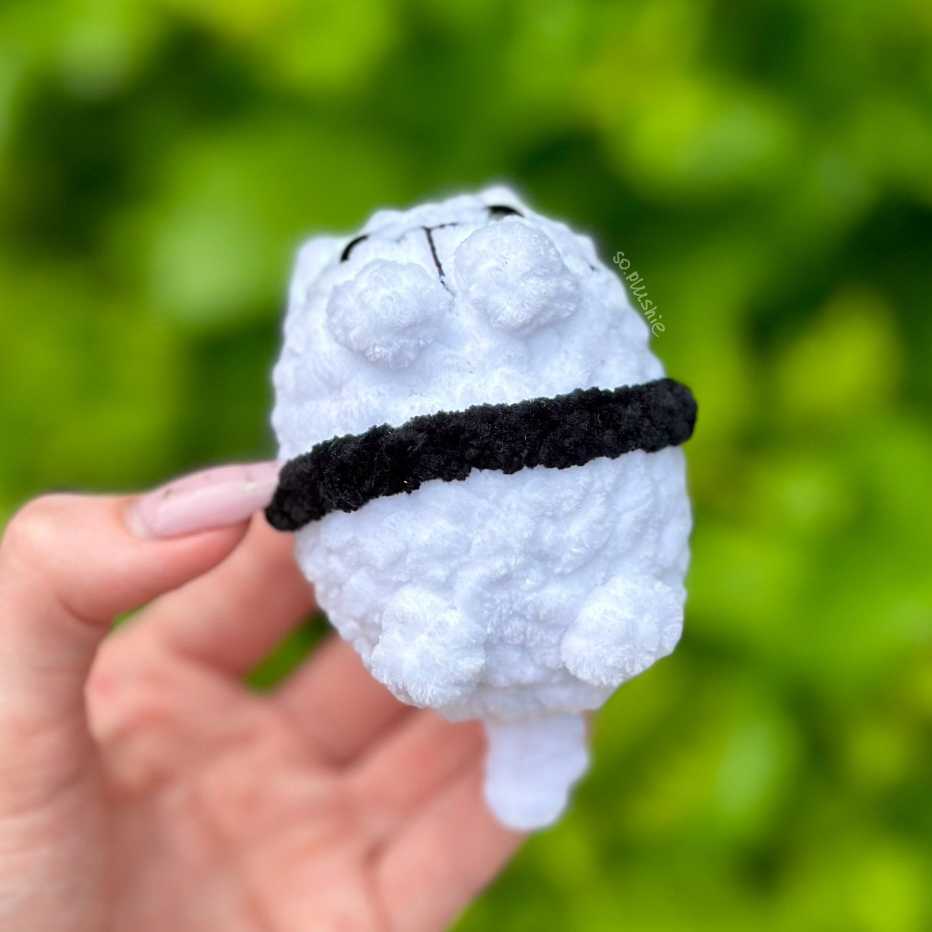 Crochet Sushi Cat | Cute Little Keychain | Sushi Cat Gift