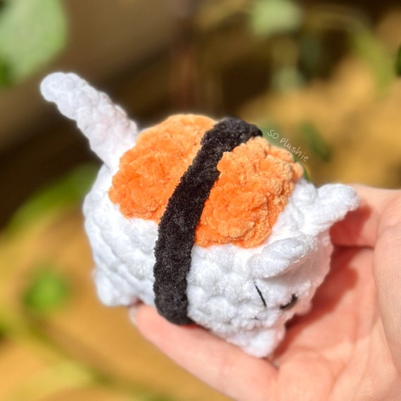 Crochet Sushi Cat | Cute Little Keychain | Sushi Cat Gift