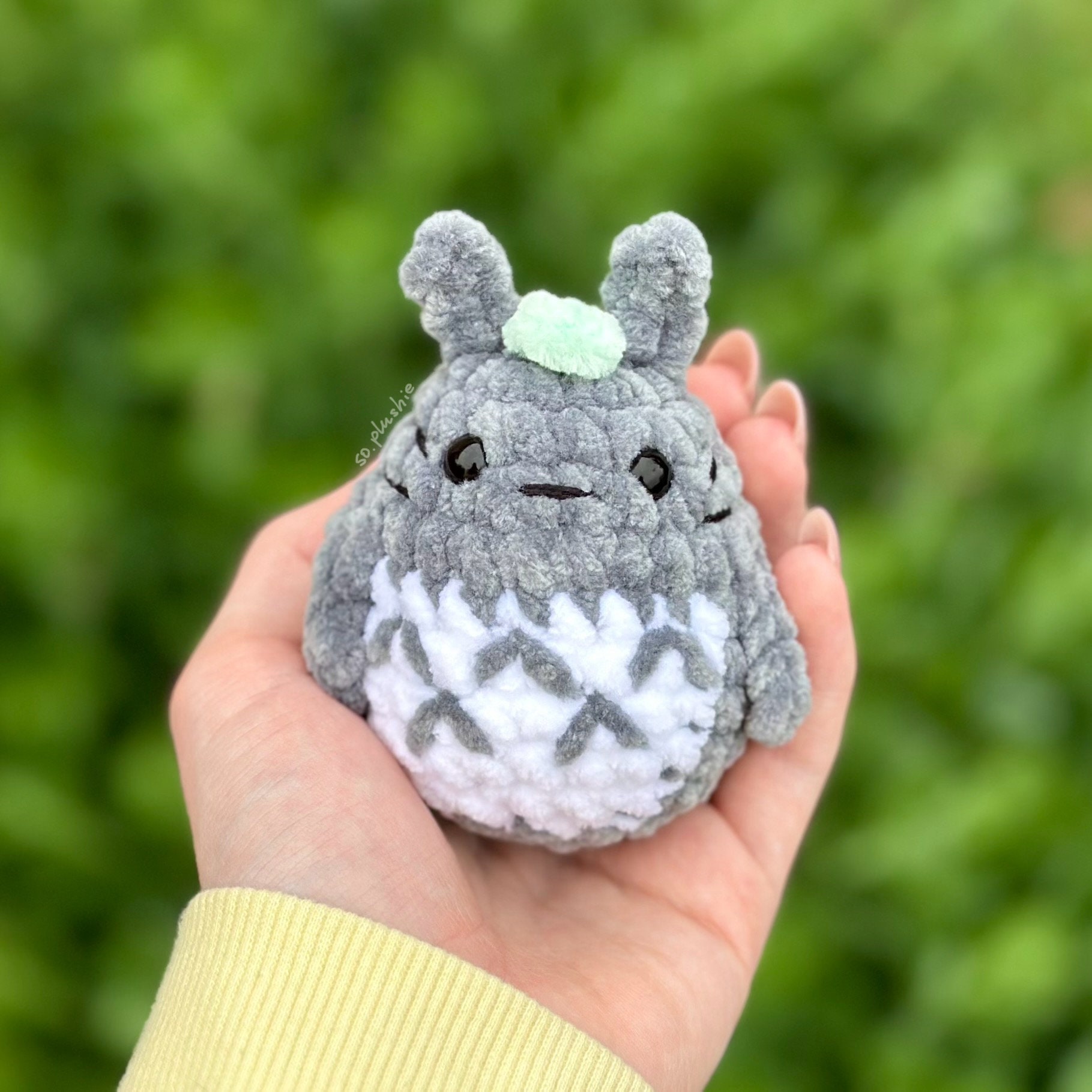 Crochet TOTORO Cute Pocket My Neighbor Totoro Handmade Plushie