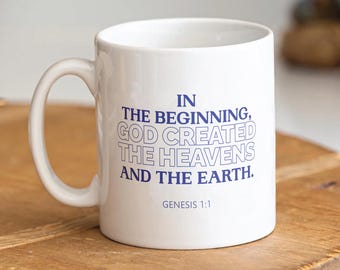Inspirerende keramische mok bijbelvers, 11 oz en 15 oz – perfect voor cadeaus, woondecoratie, koffieliefhebbers, kerkevenementen, religieuze gelegenheden