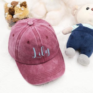 Custom Embroidered Hat for Children,Baseball Hat,Birthday Gifts, Custom Gifts for Girl/Boy,Holiday Hat,Christmas Gifts for Child,Unique Gift