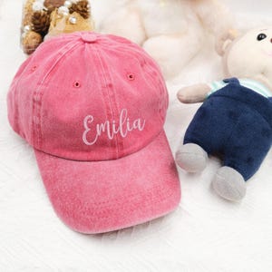 Pesonalised Kids Hat,Custom Embroidered Hat for Children,Baseball Hat,Birthday Gifts, Custom Gifts for Girl/Boy,Holiday Hat,Christmas Gifts