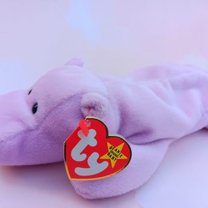 Happy the Hippopotamus Beanie Baby | RARE Beanie Babies Collectible I Nostalgic Gift
