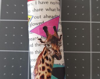 Handmade Collage Bic Lighter, Aesthetic Art