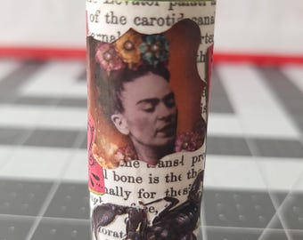 Handcut Collage Bic Lighter: Handmade Art