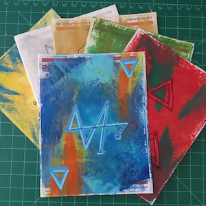Sigil Sticker 6pk Elementar Erzengel