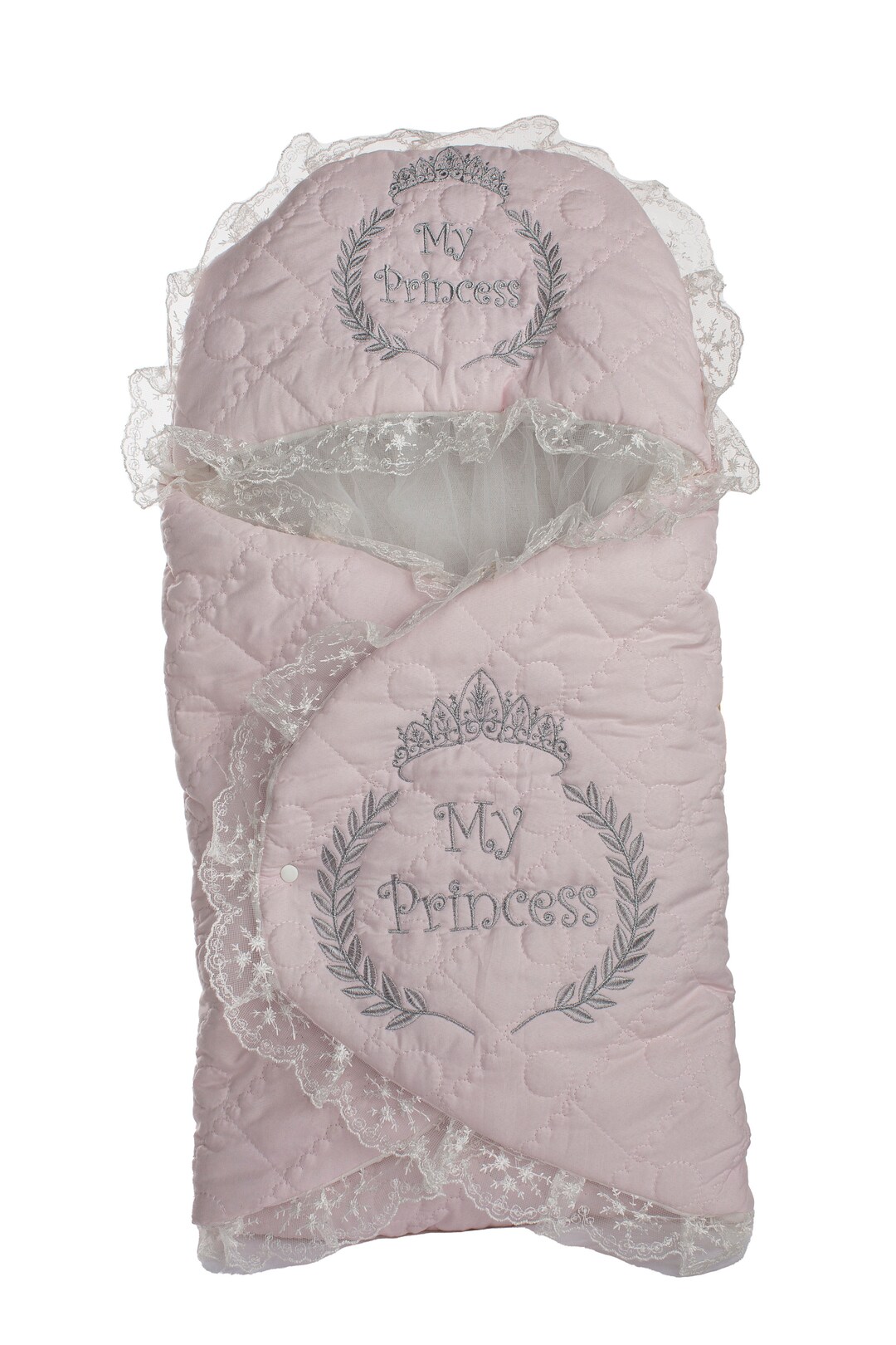 Little Prince Printed Summer Blanket/Wrapping Shawl In White Color For Newborn Baby main image 0