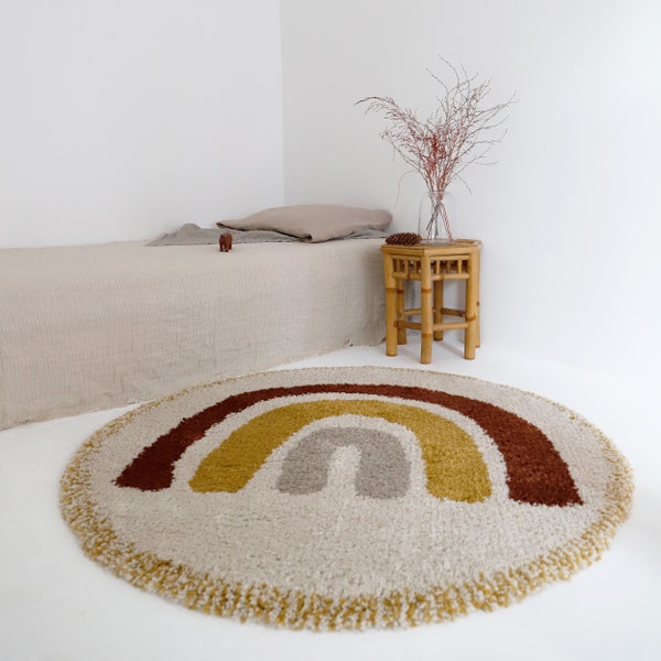 BOHEMIAN RAINBOW tapis enfant arc en ciel