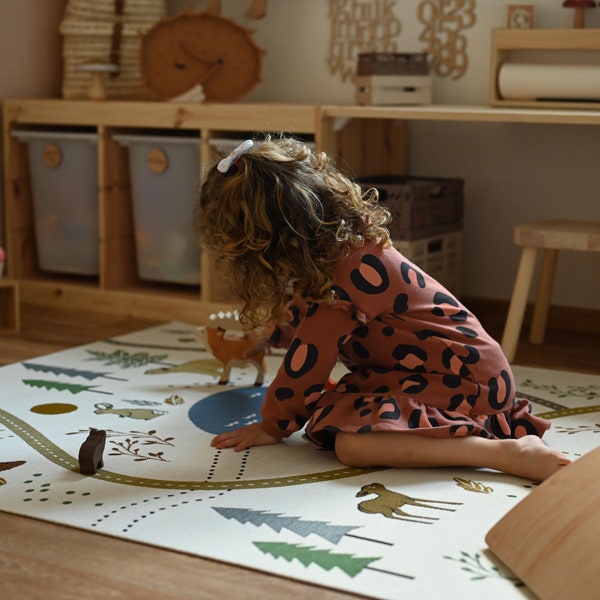 LITTLE FOREST tapis de jeu enfant indoor & outdoor