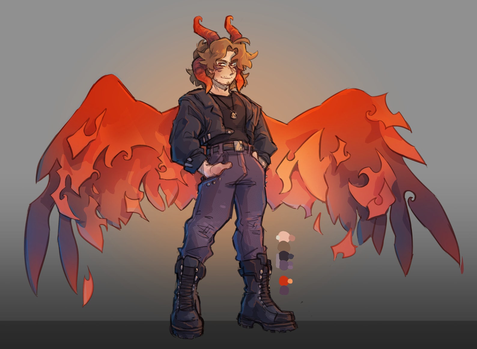 Simple Color Character SIMPLE COLOR // Custom Color Character Design Commission - Dnd, Oc ...