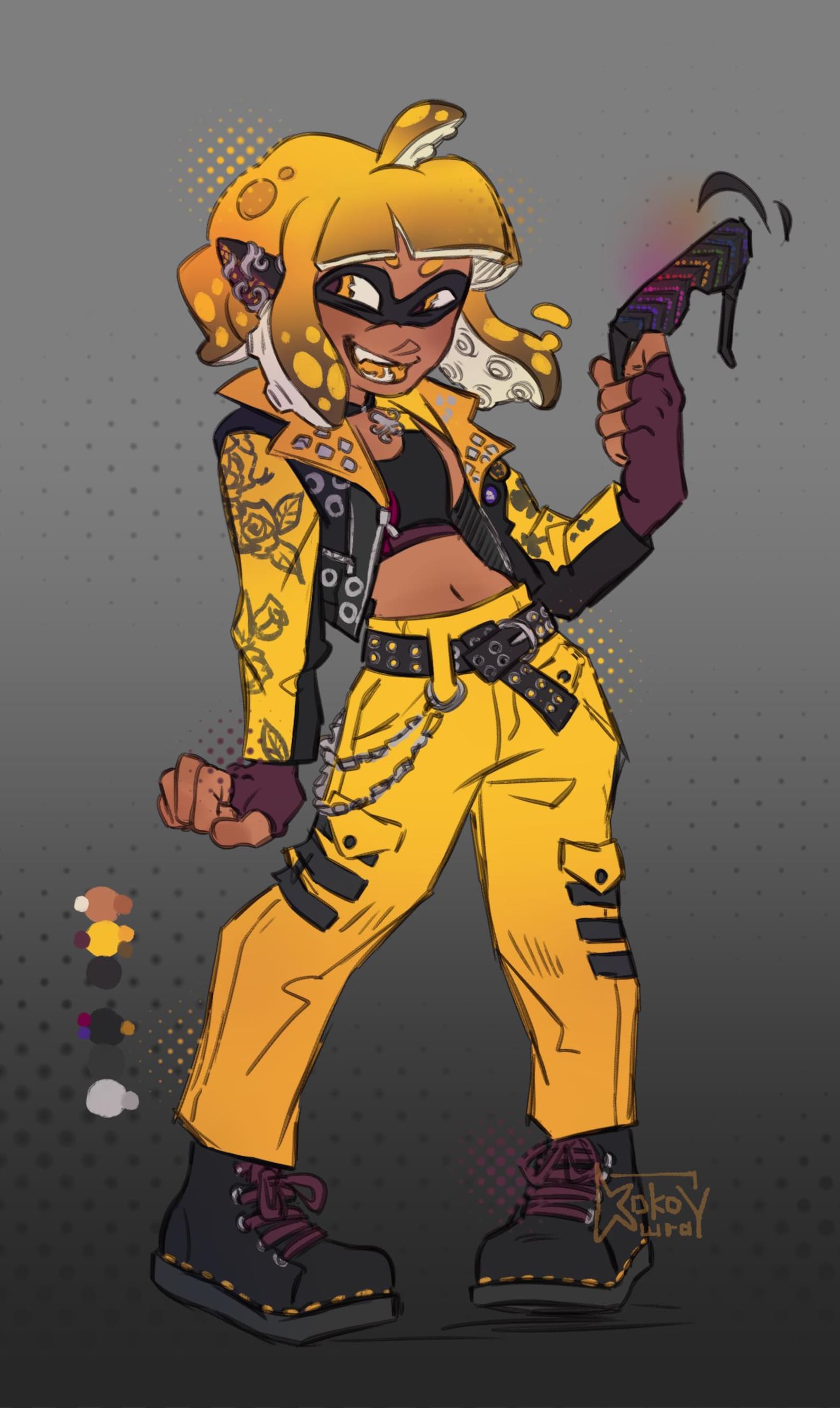 Simple Color Character SIMPLE COLOR // Custom Color Character Design Commission - Dnd, Oc ...