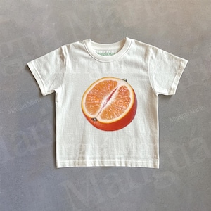 Vintage Cottagecore Grafik T-Shirt, Botanischer Garten Retro T-Shirt, Tangerine Fruit Boho Grafik T-Shirt, Ästhetisches Obst Shirt, Nostalgie T-Shirt