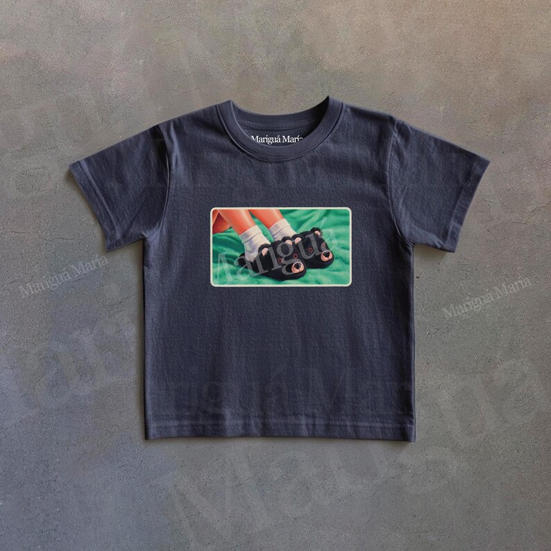 Retro Bear Graphic Tee, Vintage Nostalgic Tshirt, 90s Style Baby Tee, Teddy Bear T-Shirt image 3