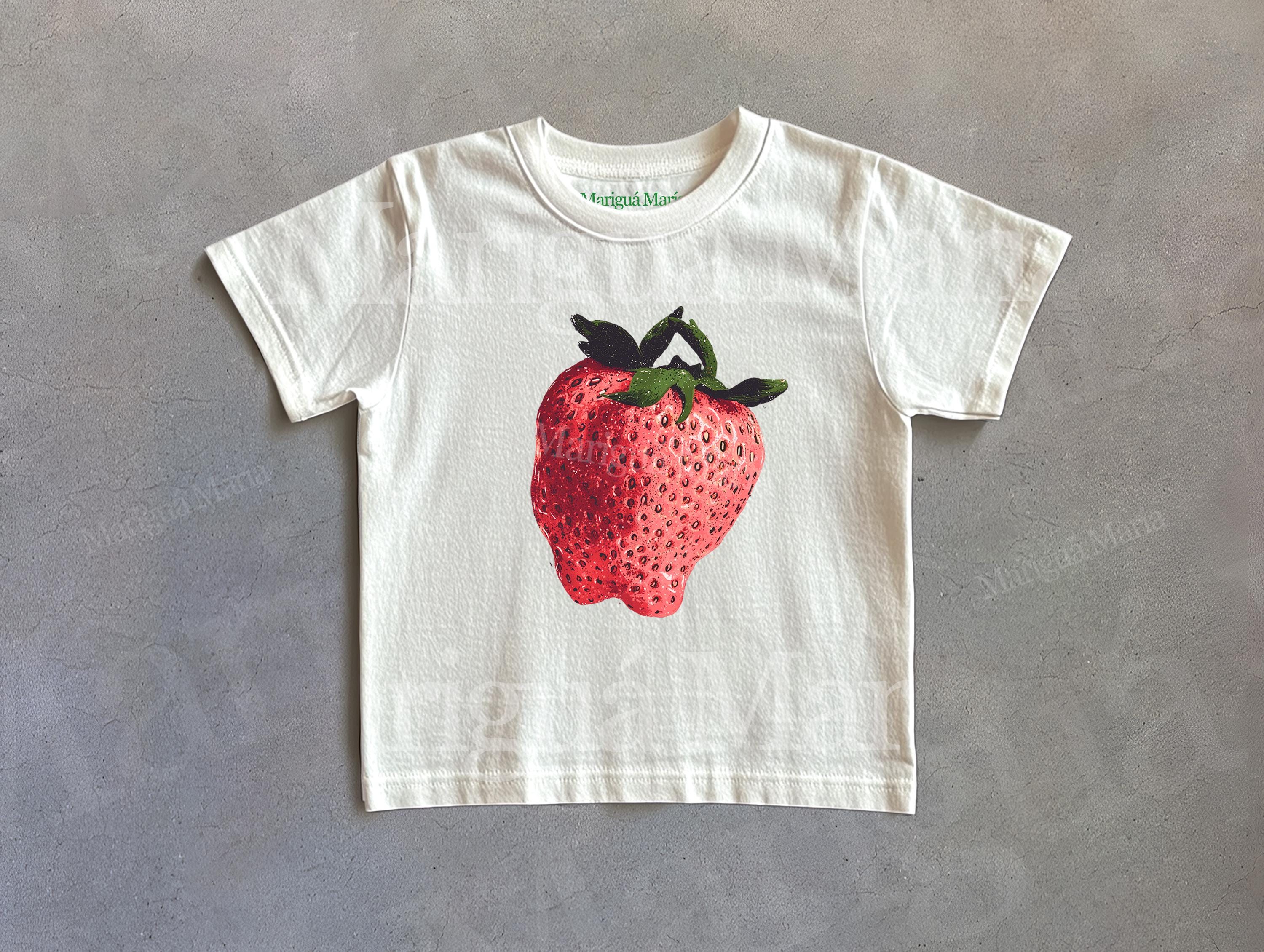 Strawberry Baby Tee - Etsy