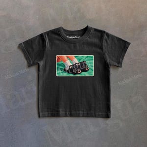 Retro Bear Graphic Tee, Vintage Nostalgic Tshirt, 90s Style Baby Tee, Teddy Bear T-Shirt image 1