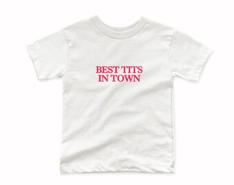 Beste Titten in der Stadt Baby T-Shirt