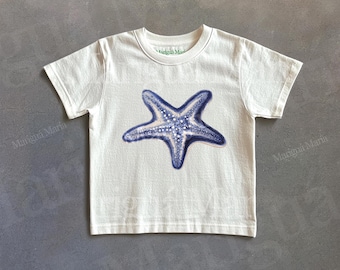 Vintage Starfish Graphic Tee, Marine Life Shirt, Ocean Shirt, Sealife Tshirt, Boho Summer Shirt,, 2000s Clothes, Nature Shirt, Beach Shirt