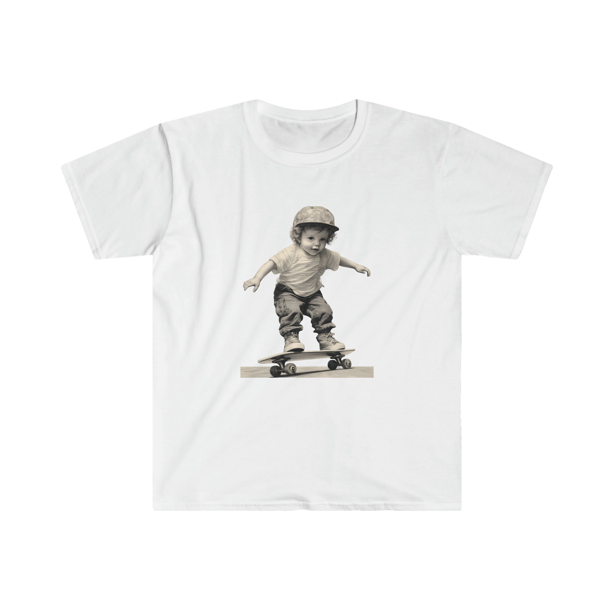 Kid on Skateboard -  Cool Kid - Skater Kid -  T-shirt