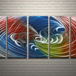 Abstract metalic Art/wall decor/Metal wall sculpture/Metal painting/metal wall art/Abstract metal wall sculpture painting for large walls