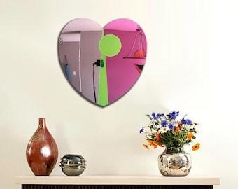 Acrylic Mirror Wall Art/ Modern Reflective Sculpture