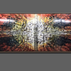 Abstract metalic Art/wall decor/Metal wall sculpture/Metal painting/metal wall art/Abstract metal wall sculpture painting for large walls