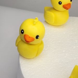 Rubber Duck Cake Topper For Baby Shower Rubber Ducky Cake Fondant Duck