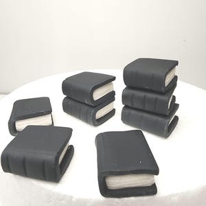 Black Book Cake Topper for Library Cupcake Topper Little Black Book For Bachelor Party Book Wedding Cake Author Birthday Bookworm