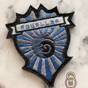 Grisha Squaller Embroidered Cosplay Patch Shadow Bone Grishaverse Costume Darkling Alina Starkov Six of Crows Booktok Fantasy Literature