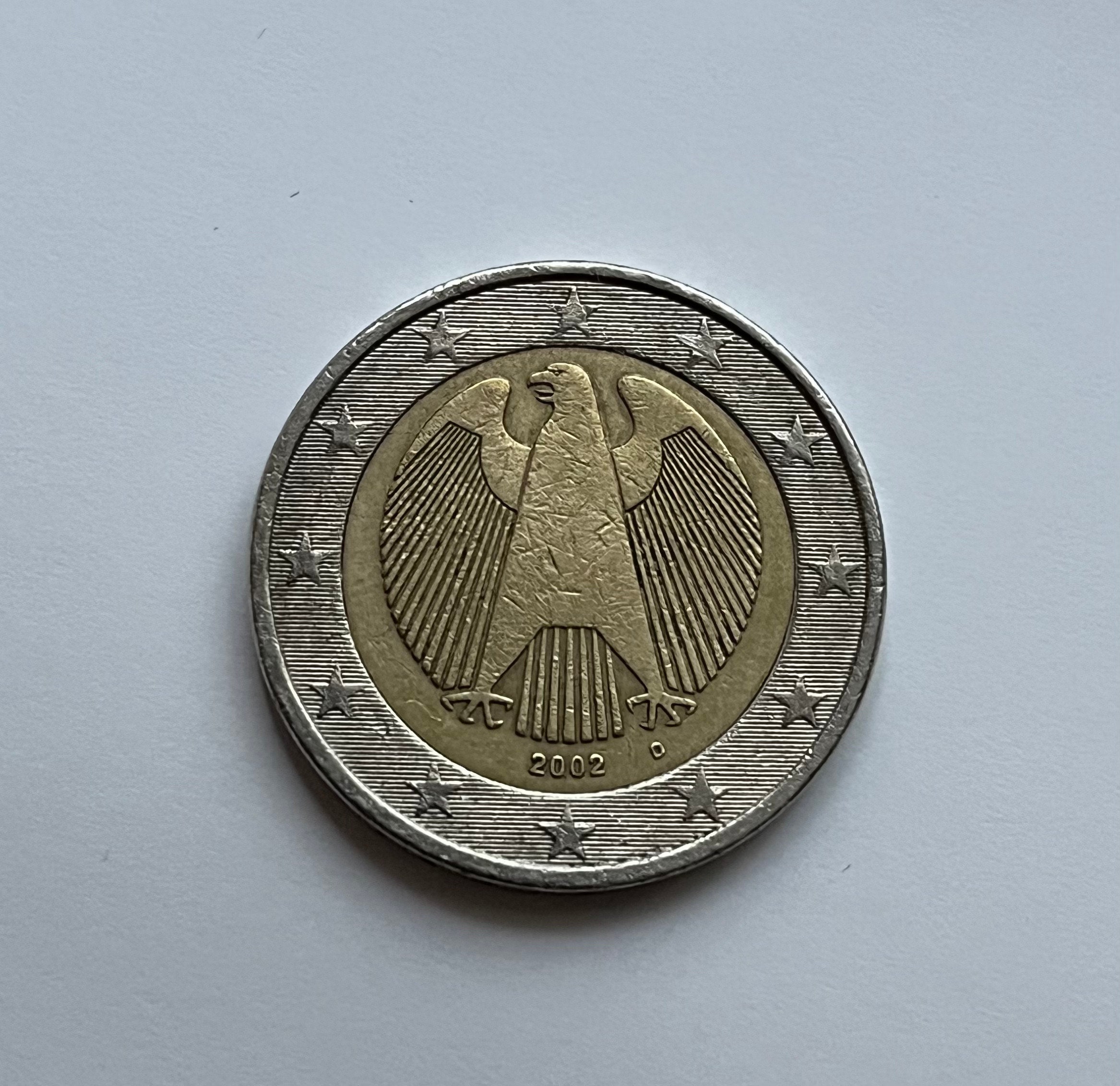 アンティーク2002年 (D)2ユーロ硬貨 ドイツ 2 ユーロ硬貨 ドイツ 2002 D - Etsy 日本