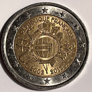 2 euro coin French Republic 2002 - 2012