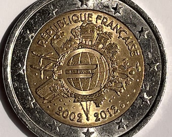 2ユーロ硬貨 コレクション用 2 ユーロ硬貨フランス共和国 2002 - 2012 - Etsy 日本