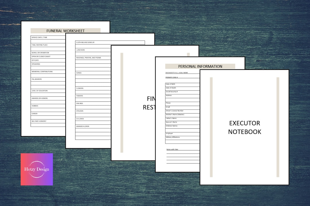 Updated Executor Worksheets Bundle Printable - Etsy