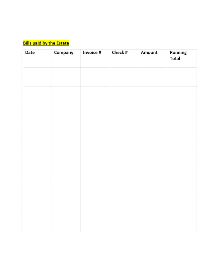 Printable Executor Worksheets 10 Pages - Etsy