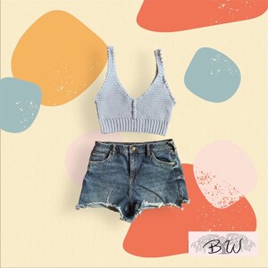 Floating on Air Crochet Crop Top