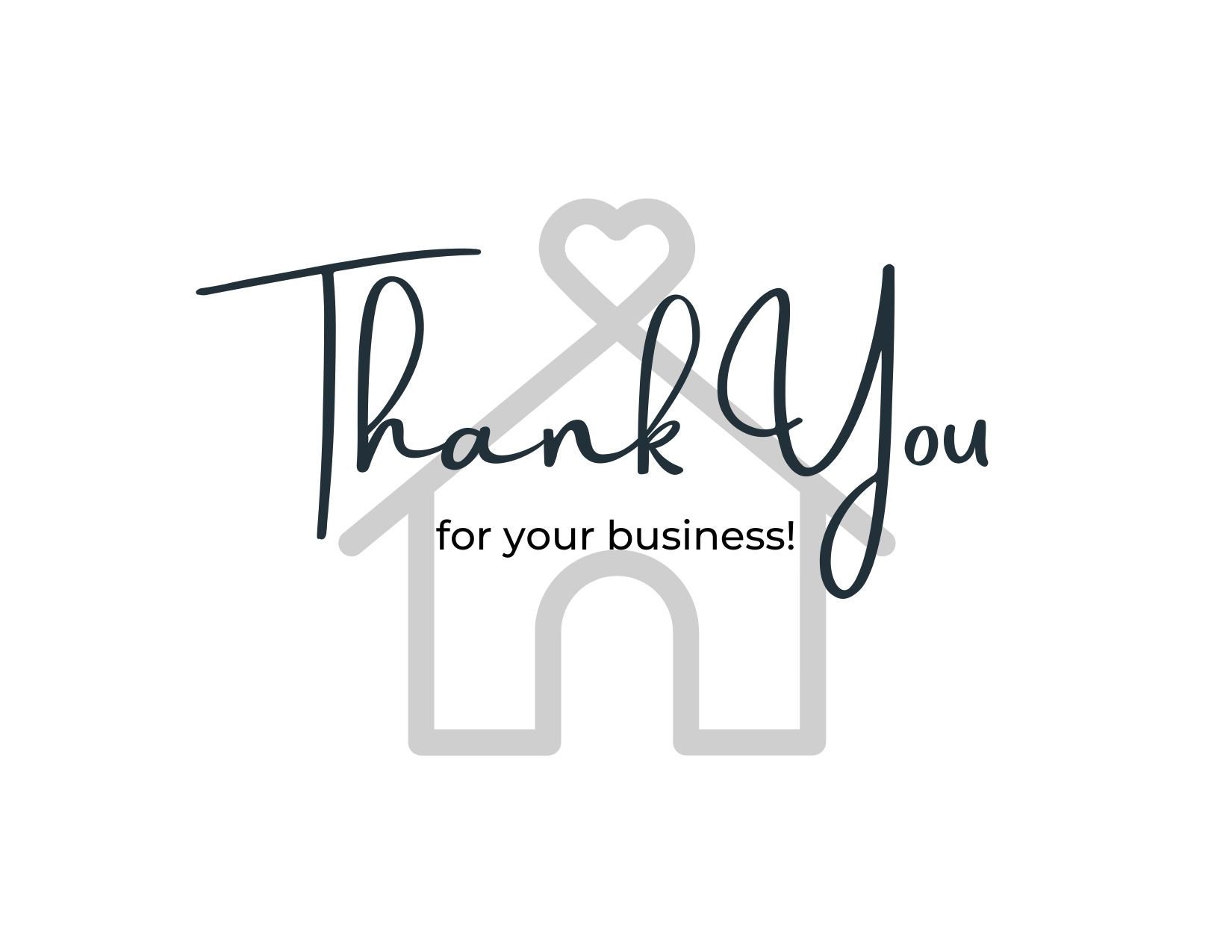 Thank You Card Template, Thank You Card Printable, Realtor Thank You ...