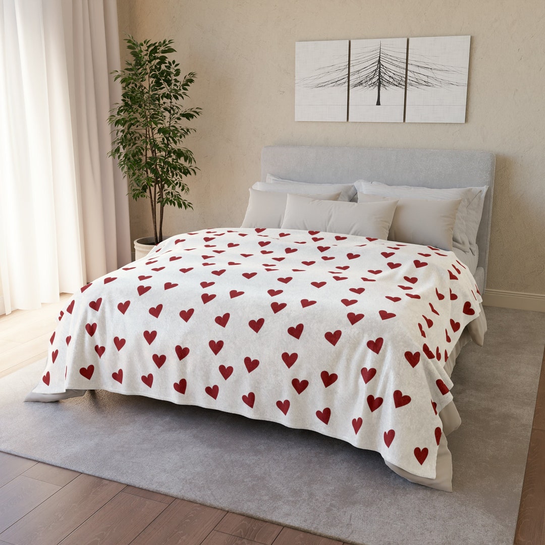 Red Heart Duvet Cover Love Bedding Pinterest Heart Bedding Cozy