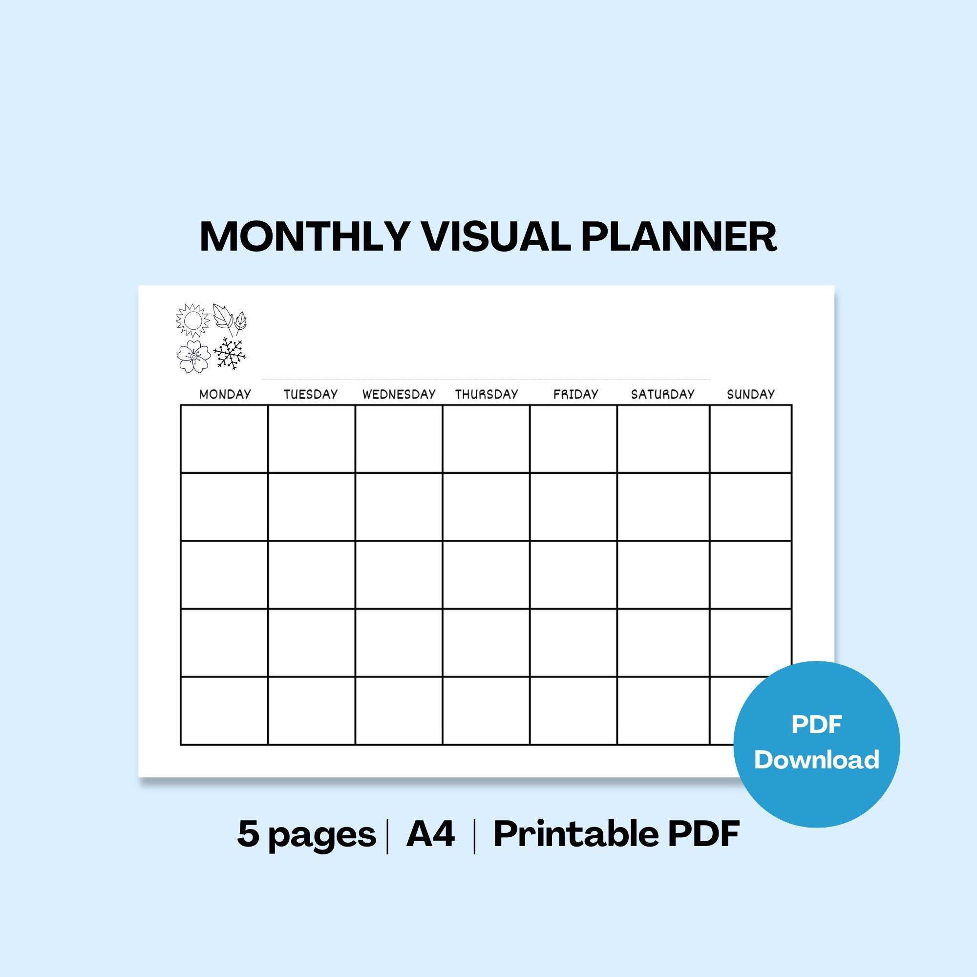 Printable Calendar For Autism Printable Calendar For Autism