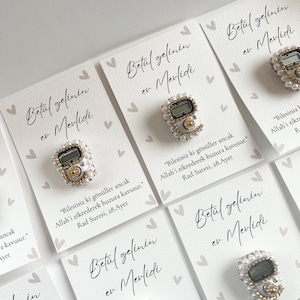 Personalized Islamic Gifts | Baby Shower Favors | Mevlit Gifts | Zikirmatik | Islamic Favors | Finger Counter