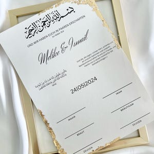 Dini Nikah Belgesi | Islamische Eheurkunde