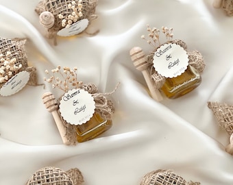 Personalized honey jars