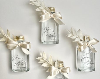 Personalized Kolonya bottles | kolonya Sisesi with bow