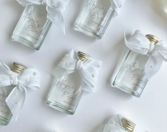 Personalized Kolonya bottles | kolonya Sisesi with bow