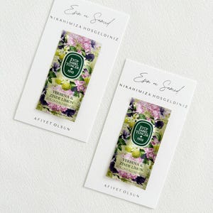 Place card | Handmade place card with wet wipe wedding | Place cards | Wedding | Registry office | Henna | Henna