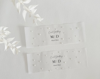 Napkin bands | Personalized table decorations | Wedding | Personalized bands | Engagement | Nikah | Registry office | Henna evening