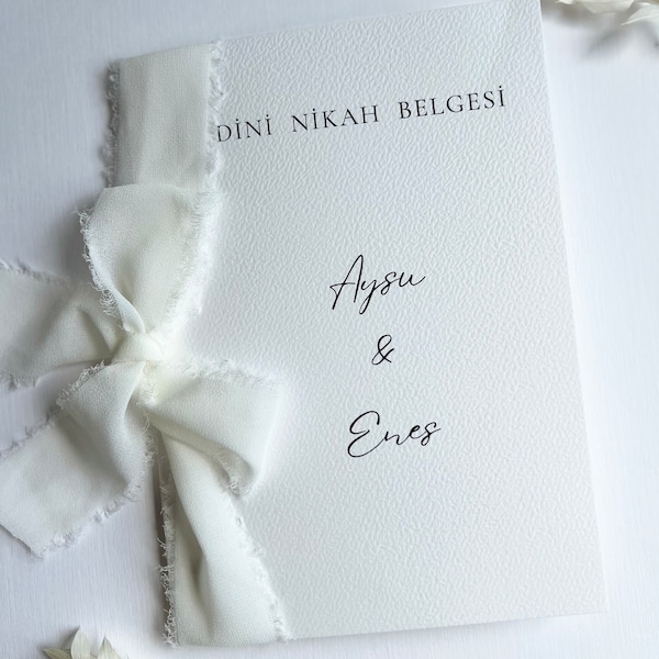 Dini Nikah Belgesi | Certificato di matrimonio islamico