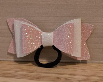 Handmade Glitter Hair Bow - Custom Colors & Patterns