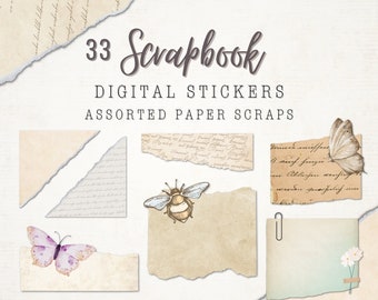 Fournitures de scrapbooking, autocollants, fournitures de