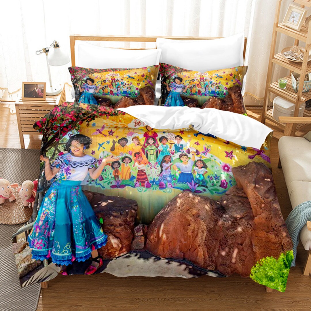 3D Printed Encanto Bedding Set Queen Baby Zipper Bedding Quilt Etsy