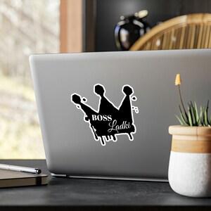 Boss Lady Kiss-Cut vinylstickers